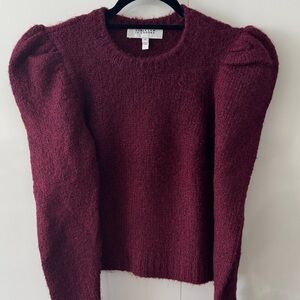 10 Crosby Derek Lam Burgundy Crew Neck Sweater